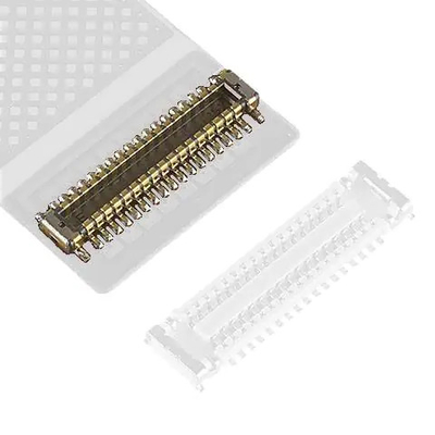 I-PEX NOVASTACK® 35-P 20708-010E-01 Anti Misalignment Corson Alloy main contacts to transmit power lines, 0.35 mm pitch