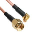 Custom RG316 Coaxial Cable RA MCX Plug Right Angle Plug To SMA Male Straight OEM/ODM