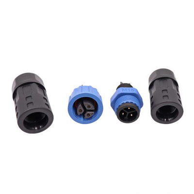 M15 Industrial 2, 3 Pin Circular Connector with Solder Type Assembly and Waterproof IP67 Rating OEM/ODM
